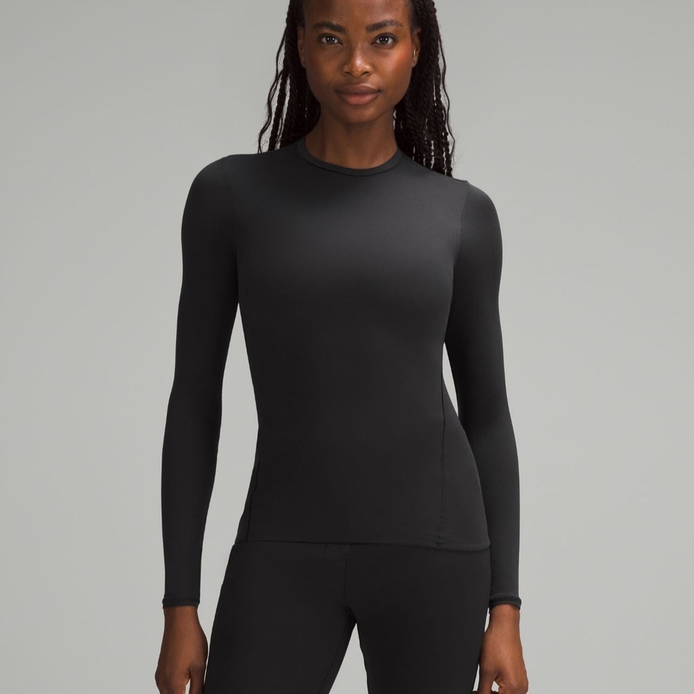 NWT Lululemon Nulu Crewneck Long Sleeve Black SIZE Medium